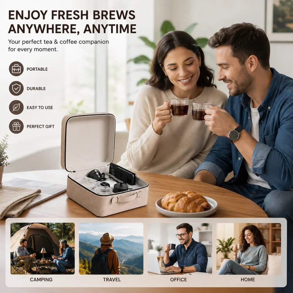 Portable Coffee Brewing Travel Kit