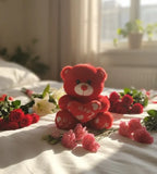 Red Love Teddy Bear Plush Toy