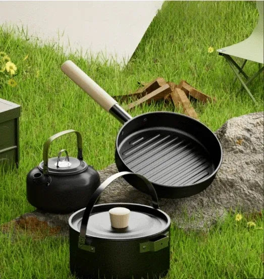 Cooking Set Out of Doors