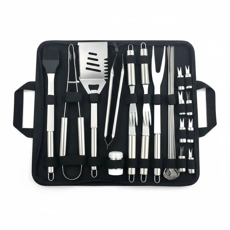 Professional BBQ Grill Tool Set